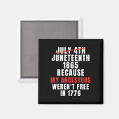 Is mijn Onafhankelijkheidsdag niet 4 juli Magneet (Voorkant / Achterkant)