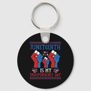 Is mijn Onafhankelijkheidsdag sinds 1865 Rood Wit Sleutelhanger