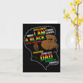 Is mijn Onafhankelijkheidsdag Zwarte Pap Vaders Da Kaart (Gele Bloem)