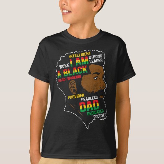 Is mijn Onafhankelijkheidsdag Zwarte Pap Vaders Da T-shirt (Voorkant)