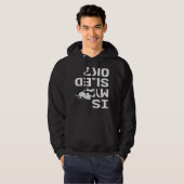 Is mijn opgeruimde OK motor met sneeuwletsel? Hoodie (Voorkant volledig)