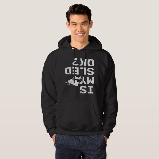 Is mijn opgeruimde OK motor met sneeuwletsel? Hoodie (Voorkant volledig)