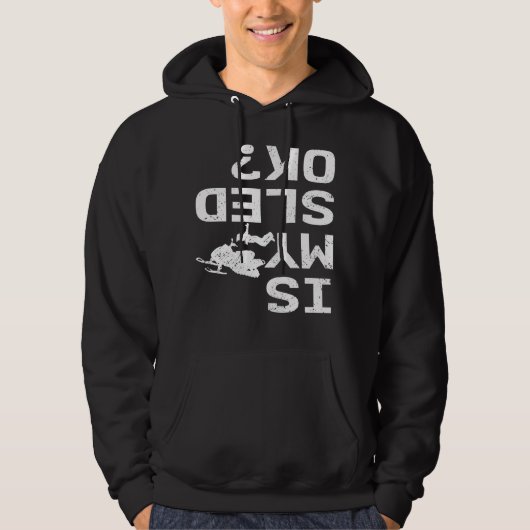 Is mijn opgeruimde OK motor met sneeuwletsel? Hoodie (Voorkant)