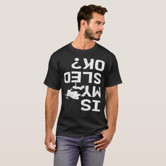 Is mijn opgeruimde OK motor met sneeuwletsel? T-shirt (Voorkant volledig)