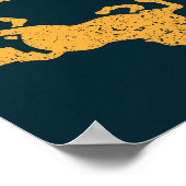 Is mijn paard in orde? Grappig ondersteboven ruite Poster (Hoek)