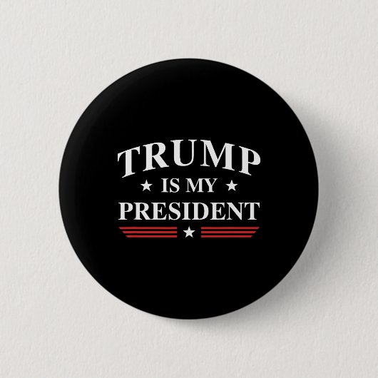 Is mijn President Ronde Button 5,7 Cm (Voorkant)