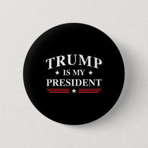 Is mijn President Ronde Button 5,7 Cm
