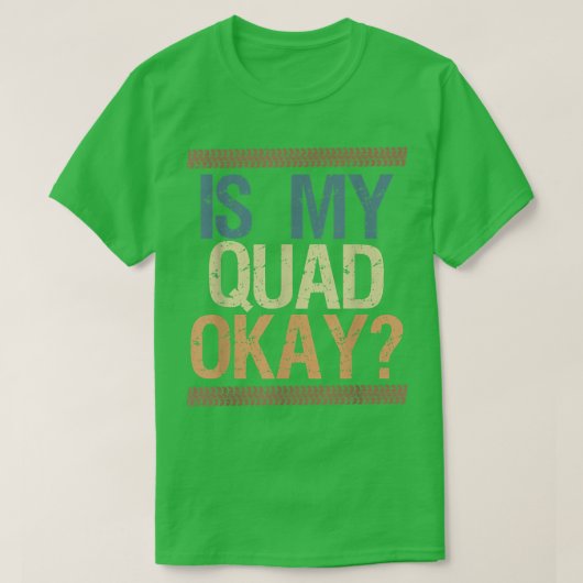 Is mijn quad  Retro Quad Bike Rider 912. T-shirt (Design voorkant)
