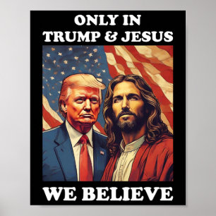 Is mijn redder Trump is mijn President Pro Republi Poster