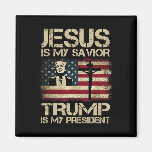 Is mijn redder Trump is mijn President Trump 2024  Magneet