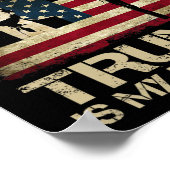 Is mijn redder Trump is mijn President Trump 2024  Poster (Hoek)