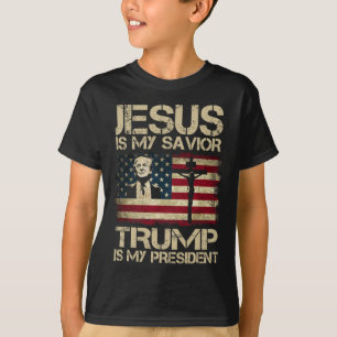 Is mijn redder Trump is mijn President Trump 2024  T-shirt