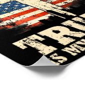 Is mijn redder Trump is mijn President Trump suppo Poster (Hoek)