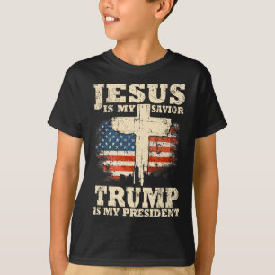 Is mijn redder Trump is mijn President Trump suppo T-shirt