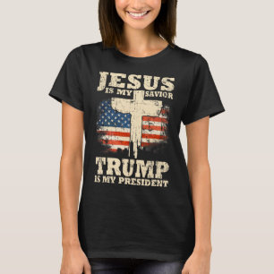 Is mijn redder Trump is mijn President Trump suppo T-shirt