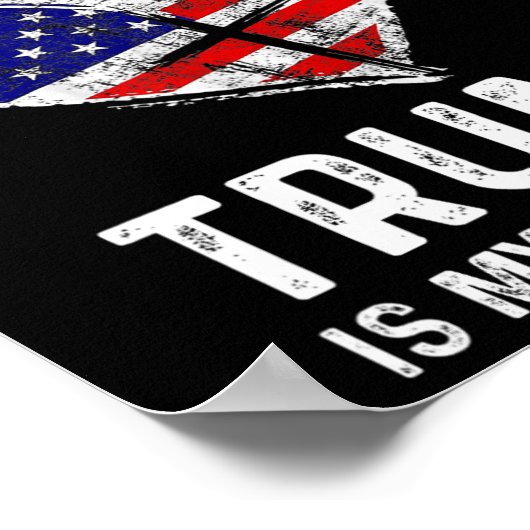 Is mijn redder Trump mijn President 2 Poster (Hoek)