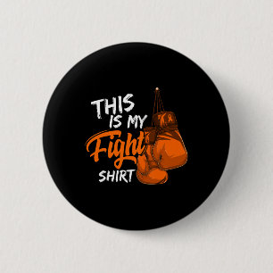 Is mijn strijd leukemie bewustzijn krijger overlev ronde button 5,7 cm