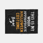 Is mijn werk geschikt Halloween kostuum Boo Ghost? Fleece Deken (Voorkant (Horizontaal))