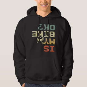 Is m'n bike OK Retro Funny Biker? Hoodie