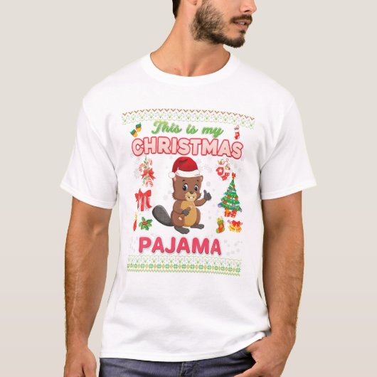 Is My Christmas Pajama T-shirt (Voorkant)