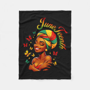 Is My Independence Day Black Women Freedom 1865 3 Fleece Deken