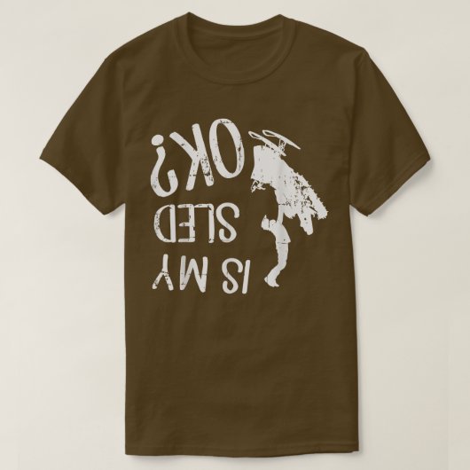 Is My Sled Ok, Snowmobile T-shirt (Design voorkant)