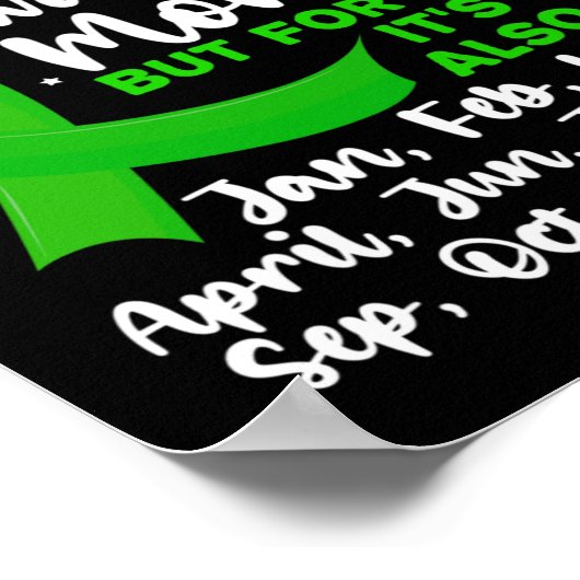 Is Nationale Maandbekendheid voor Geestelijke Gezo Poster (Hoek)