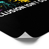 Is niet eng Schattige Boo Lovely Ghost Halloween Poster (Hoek)