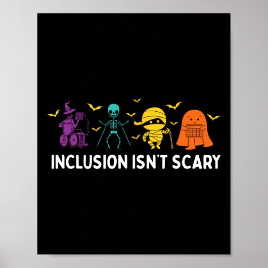 Is niet eng Schattige Boo Lovely Ghost Halloween Poster (Voorkant)