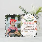 Is niet mijn eerste Rodeo Cowboy foto 2e verjaarda Kaart (Staand voorkant)