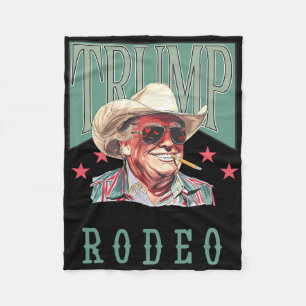 Is niet mijn eerste rodeo Westerne cowboy Funny Tr Fleece Deken