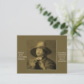 Is niet naar de commissievergadering gegaan. briefkaart (Staand voorkant)