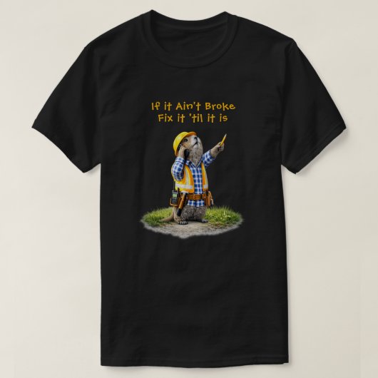 "Is niet stuk" T-shirt (Design voorkant)