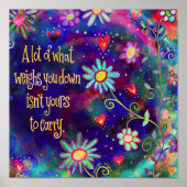 Is niet van ons om te vervoeren poster (Voorkant)