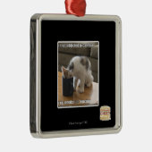 is niet verslaafd aan cafeïne metalen ornament (Rechts)