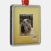 is niet verslaafd aan cafeïne metalen ornament (Rechts)