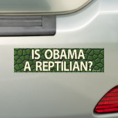 Is Obama een Republikein? sticker (Op auto)