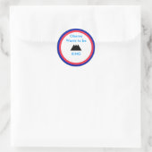 Is Obama nog koning? Ronde Sticker (Tas)