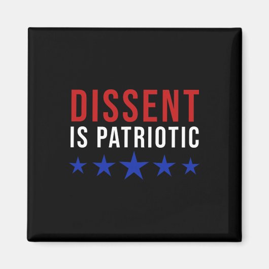 is patriottisch-feministisch protest magneet (Voorkant)
