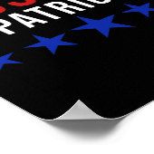 is patriottisch-feministisch protest poster (Hoek)