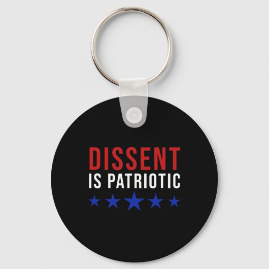 is patriottisch-feministisch protest sleutelhanger (Voorkant)