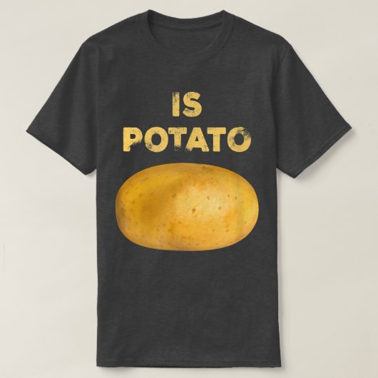 Is Potato Funny Joke zoals gezien op de late nacht T-shirt (Design voorkant)