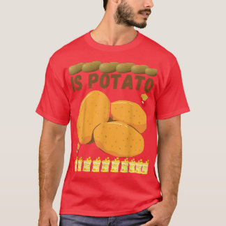 Is Potato Human Costume Potato Kids Boys Men Gifts T-shirt
