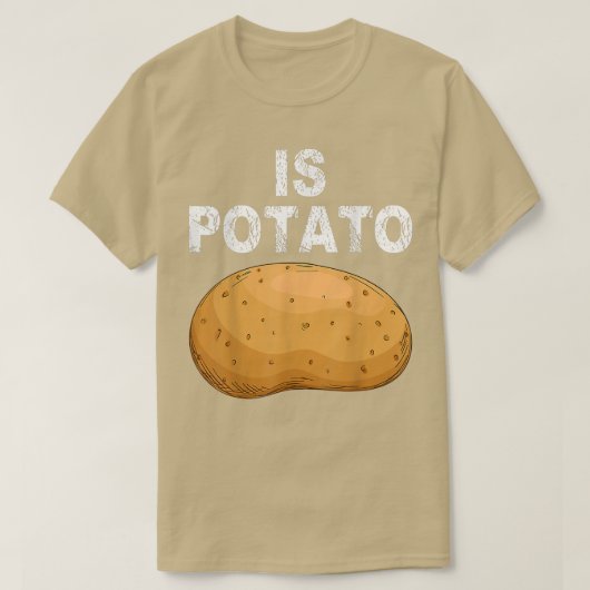 Is Potato In Television As Seen On Late Night T-Sh T-shirt (Design voorkant)