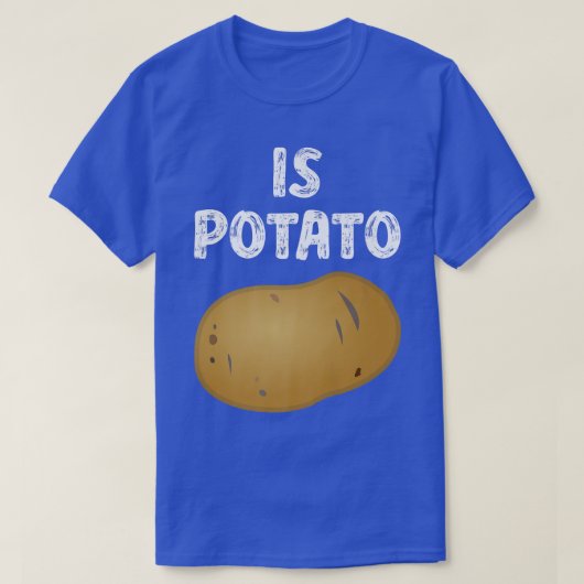 Is PotatoAs Seen On Late Night Television438 T-shirt (Design voorkant)