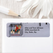 Is Santa Driving to Your Town Address Labels (Insitu)