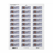 Is Santa Driving to Your Town Address Labels (Full Sheet)