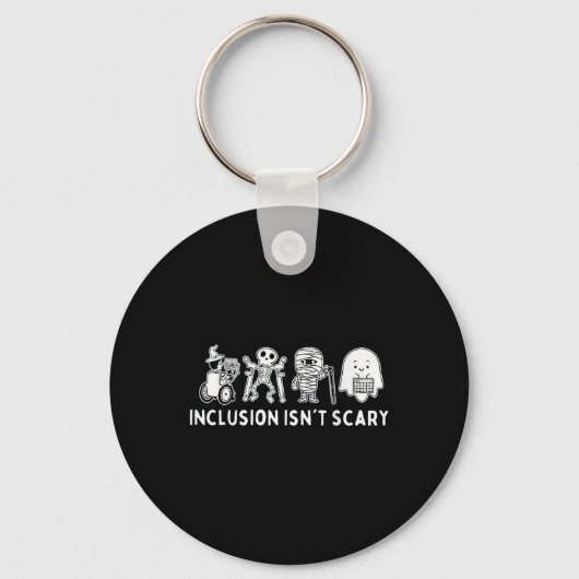 Is Scary Teacher Skeleton Ghost niet Schattige? Sleutelhanger (Voorkant)