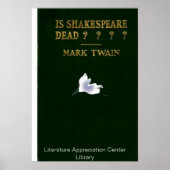 Is Shakespeare dood? Poster (Voorkant)