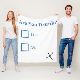 Is SlipperyJoe's dronken humoristische licht sarca Fleece Deken
